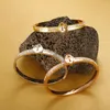 Bangle Love Shell Eternal Lock Open And Close Bracelet For Couples With Key Jewelry