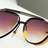 Sonnenbrille 2024 Branddesigner Top -Qualität Männer Frauen trendy personalisierte Bildschirmrahmen verschreibungspflichtiger Brillen UV400 Schutz