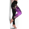 Legginsy dla kobiet Drukuj 3D for Fitness Jeggings chuda trening gimnastyczna