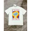 Casablanc t-shirt mannen ontwerper t shirts lente zomer nieuwe stijl sterrenhemel kasteel korte mouw casa heren t-shirts tennisclub ons maat s-xxl 5