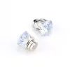 Boucles d'oreilles Fashion Magné de boucles d'oreille Men de boucles d'oreille Femmes brillantes Anaignant Magnet Oreillez Zircon Stone Clip d'oreille sans lourde