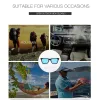 إكسسوارات الأزياء الكلاسيكية نظارة شمسية استقطاب الرجال نساء سكوير شمس النظارات Antiglare Goggle Travel Fishing Cycling Gricling Sunglics UV400
