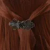 Clips de cheveux 3 pièces Barrettes vintage décorations de style français rétro épingles en bronze en métal pour femmes filles