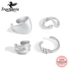 Kolczyki Trustdavis Women 925 Sterling Srebrny Cool Ear Cuff Clip na kolczykach dla mamy Daugther Girl Party Jewelry DS3931