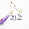 PVC -Brief Rucksack Keychain Charakter Spielzeug Englisch Brief Animal Doll Dekoration Anhänger Kinder Bildungsbag