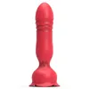 Vibratorsexleksaker Nya Rose Backyard -appen vibrerande utdragbar analplugg Prostata Massager Man och kvinnlig Masturbator Vibrator Vibrator Dildo