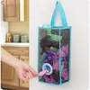 Storage Bags 1Pc Hanging Breathable Mesh Kitchen Garbage Bag Green Plastic Shopping