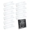 Racks 6/10pcs Acrylic Shelves For Records Wall Mount Display Shelf Record Holder Clear Acrylic Record Storage Shelves For Vinyl Album