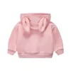 Polos New Autumn Winter Coat Kids Boys Girls Clothes Solid Color Hoodie Baby Sweatshirt Tops Toddler Baby Girls Pink Clothing 2022