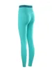 Pantalon actif Hip Louing Yoga Femmes Extérieur Vérinons serrés Sports élastiques Pant High Waited Contraste Couleur Couleur Pantal