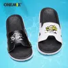 Casual Shoes Onemix Summer Flip Flop Slippers Bekväma Fashion Snabbtorkning Sandaler Män inomhus Home Slip-On Flat Slides