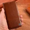 Shoes Genuine Leather Case for Xiaomi Redmi Note 5 6 7 8 8t 9 9s Pro Max Magnetic Flip Cover Card Slots