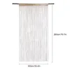 100x200cm Shiny Tasselle Curtain Room Sala Blackout Blackout Door Divisher Drape Valance Decoração de casa 240416