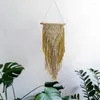 Tapissries Creative Cotton Wall Decoration Macrame Hanging Tapestry Hand Woven Simple Boho Style for Room