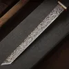 1PC Damascus Steel, EDC Handy z pochwą, stałe ostrze, nóż owocowy o wysokiej twardości, odpowiedni do noża do steków, nóż grilla