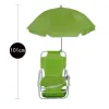 Accessoires Chaises pliantes de plage en plein air Chaises de plage pour enfants avec parapluies Artefacts photo multifonctionnels inclinables portables