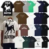 2024 Cole Buxton 디자이너 T 셔츠 남성 티셔츠 여름 스프링 느슨한 녹색 회색 흰색 블랙 티셔츠 남성 여성 고품질 클래식 슬로건 인쇄 태그 33