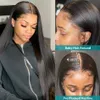 360 spets frontala raka mänskliga hår peruker brasiliansk 28 30 tum syntetisk frontstängning peruk för kvinnor grossist