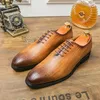 Ubierz buty do mężczyzn Work Black Low Obraz Foetwear 2024 Spring and Autumn Main Push Piżący stóp Brytyjski styl biznesowy