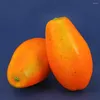 Party Decoration 1pc Imitation Papaya Realistic Model Funny Lifelike Fruit