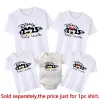 Bottles 2023 Family Vacation Clothes Mouse Fashion Land Trip Tshirts Summer Casual Ropa Funny Family Look Outfits