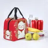 Sacs mignons maneki neko agitant sac à lunch isolé sac pour femmes japonais chat japonais chat thermique refroidisseur bento box de camping