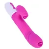 New FOX Female Masturbation Tongue G-Spot Stimulate Vibrating Rechargeable Rabbit Vibrator Dildo Thick For Sex toy for Women