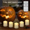 Rechargeable Flameless Votive Candles with Remote Battery Operated Tea Lights Timer USB Charging Cable Electric Fake Candle 240417