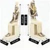 Dekorativa figurer Egyptiska farao Statue Craft Byst Decoration Home Harts Gift