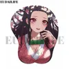 Cuscinetti per topo Pognano poggiati Kochou Shinobu Nezuko Daki 3D PROPRIO REST REST TOUSE MOUSEPAD SILICO SMINE OPPAI MASH MOUSE MOUSE OFFICIO DI UFFICIO Y240423