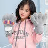 Feest voorstander van schattige cartoonbeer poothandschoenen winter fluffe donzige dieren klauwhandschoen Halloween cosplay kostuumhandschoenen vrouwen kinderen wanten lt942