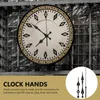 時計アクセサリー10セット壁の時計の手のみ部品交換用ミュートDIYコンポーネントワークスキット