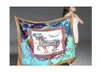 Twill Silk Scarf Luxury Brand Europe Design Foulard 130130cm French Horse Print Square Scarvesファッションショールラップ2112278153894