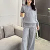 Women's Two Piece Pants Designer Women's Set Style Korean Edition Trendy Autumn/Winter Fashion Mdhu