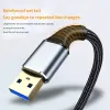 Accessoires USB Extension Cable USB 3.0 kabel mannelijk naar vrouwelijk extender koord voor smart tv PS4 PS3 Xbox One SSD -laptop -extensie datamabel