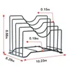 Mutfak Depolama Kesme Tahtası Organizatör Metal Tezgah Tahliye Raf Tenceresi Kapağı