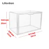 Bins weergave Case stofdichte Clear Storage Bins Containers Organisator Bag Showbox voor cijfers/Toys/Collectibles/Gundam/Car Model/Lego