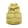 Sneakers Autumn Girls Warm Vest Winter Boys Thicken Waistcoat barn ytterkläder baby väst barn tonåringar bomullsjackor väst i 310 år