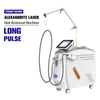 Long Pulse Alexandrite Laser Hair Removal Machine Professional Hårreduktion Skinföryngring Skönhetsutrustning 755NM 1064NM 2 års garanti