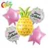 Party Decoration 5st/Lot Fruit Pineapple Series Set Aluminium Balloons Holiday Happy Birthday Balloon Kids Toys Baby Shower