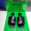 mode kvinnor patch platt mules sommar man tofflor lyx designer flicka hem sandal sexiga skjutreglage 2024 nya casual skor loafer green sandale slide woman gåva storlek 35-40