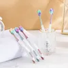 2024 5pcs Square hole wide head adult soft bristle toothbrush for pregnant and pregnant women with sensitive gingivalfor pregnant women toothbrush