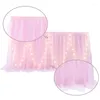 Tischrock 1PC Geburtstag mit LED -Geschlecht Enthüllung Babyparty Tutu Hochzeit Bankett Abend Cocktail Party Dekoration