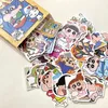 Crayon Shin-Chan Cute Cartoon Stickers Kawaii Periphery Toy Adorkable Notebook Trunk Hand Account Decorate Lovely Holiday Gifts 240422