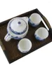 Decorative Figurines Thailand Crafts-Imported Home Decorations Crafts Bamboo Fruit Plate Small Tray