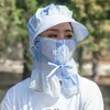 Berets Protective Cover Sun Hat Fashion Face And Neck Ear Flap Tea Picking Summer Fishing Hunting Hiking Women Hats