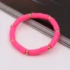 Strands Bohemian Bracelets Jewelry Colorful Clay Spacer Beaded Bracelet for Women Girl Friend Gifts Fashion Handmade Wrist Accessories