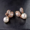 Ohrringe koreanische Nachahmung Perlen gefälschter Stücke Ohrring für Frauen Mädchen Trendy Clip Ohrringe Nicht durchbohrtes Hochzeitskörperschmuck