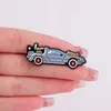 Back To Future Enamel Pin Time Machine Science Fiction Movies Brooch Decor Jacket Lapel Badge Accessory Jewelry Gift