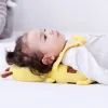 枕チャイルドピロー調整可能ベビーアンチフォールヘッドプロテクターパッドベルベット動物形状幼児ヘッドレスト通気性のあるかわいい看護枕